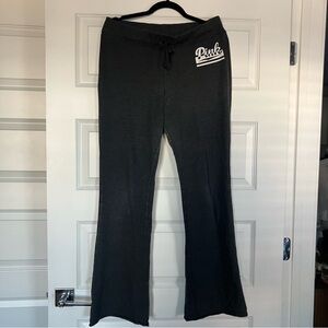 Victorias Secret Pink Fold Over Flare Yoga Pants Womens Large 2026-1e8